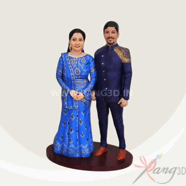 Couple Full Body 3d Statue